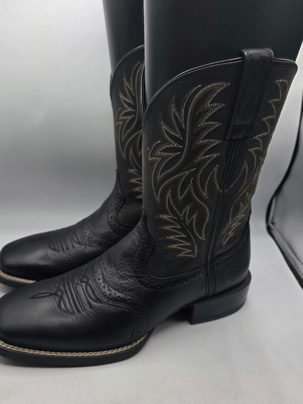 Ariat 10016292 Men's Sport Western Wide Square Toe Cowboy Boot Black SZ 9.5
